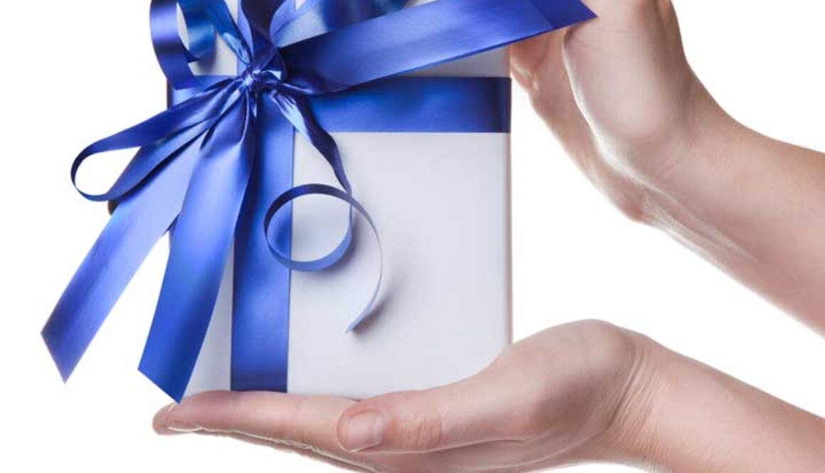 box-with-blue-ribbon